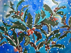 Blue holly